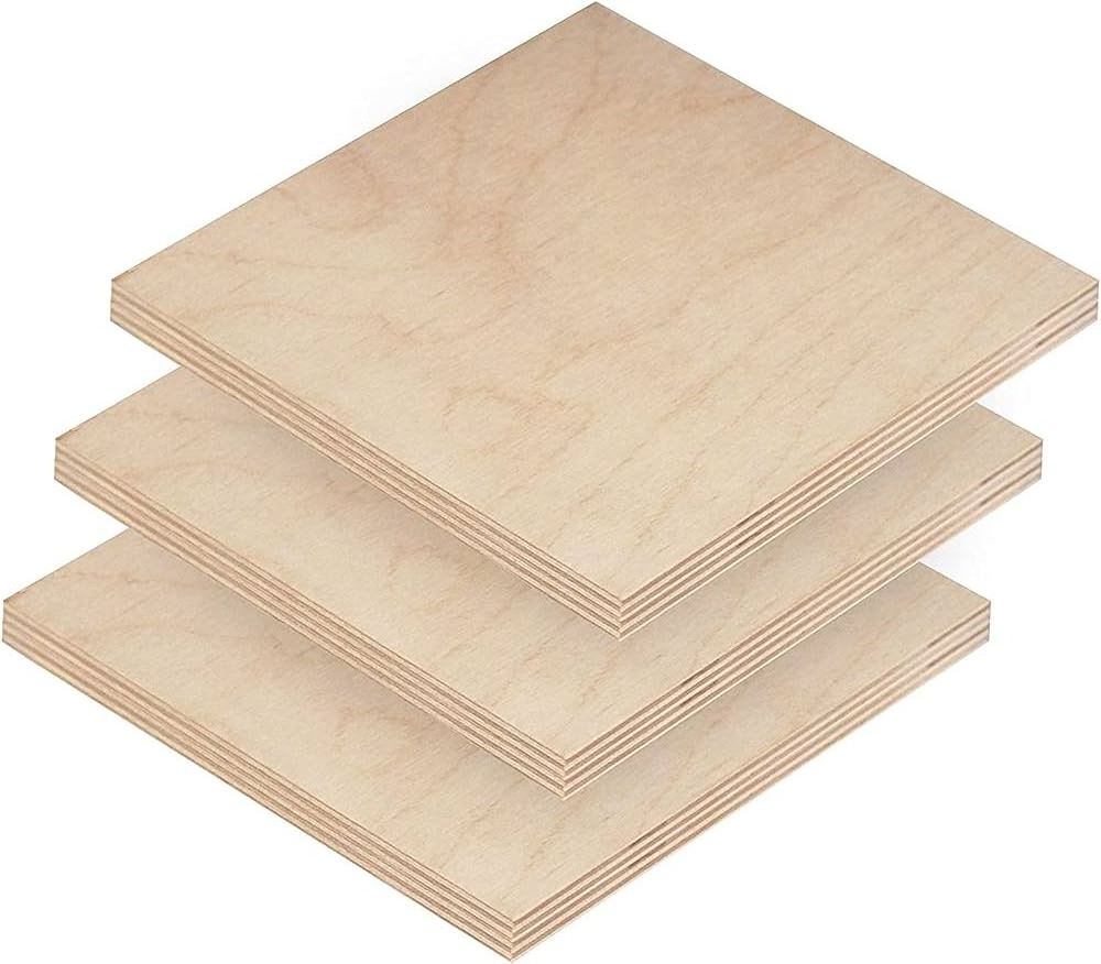 Natural Wood sheets Laser Cutting Commercial Plywood Basswood/poplar/birch Sheets