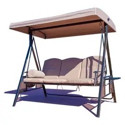 Selling outdoor chair 2 persons seat Patio swing chair garden chair set Garden Swing Sets