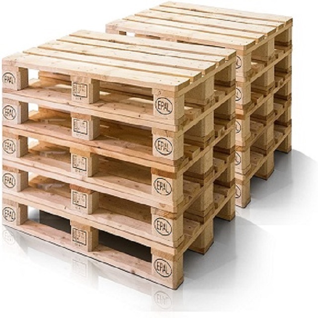 Competitive Price Wooden Pallets In Use Compressed Wood Pallet Customized Packaging Ready To Export From France Manufacturer