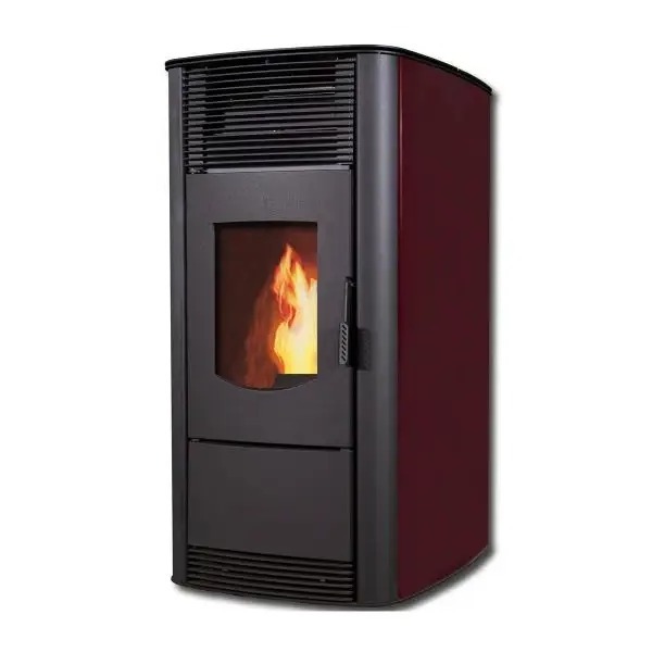 12KW High quality bend pellet stove with double doors wood burner low ash wood burning fireplaces stove At Affordable Prices