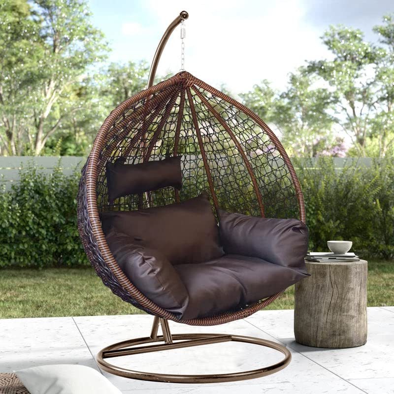 Cheap price indoor outdoor acrylic modern hanging swing chair bamboo patio rattan wicker egg swing clear chair Worldwide