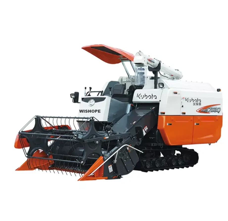 Wholesale used small grain tank kubota dc70 combine harvester used combined harvesters for farm