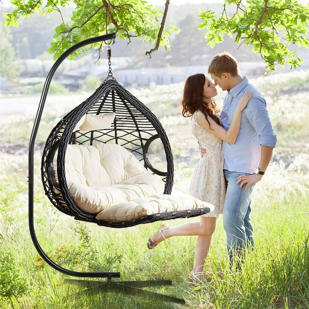 Cheap price indoor outdoor acrylic modern hanging swing chair bamboo patio rattan wicker egg swing clear chair Worldwide