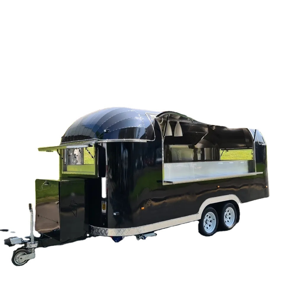 quality strong Mobile Food Trucks For Sale New Fast Food Truck Trailer Food Cart