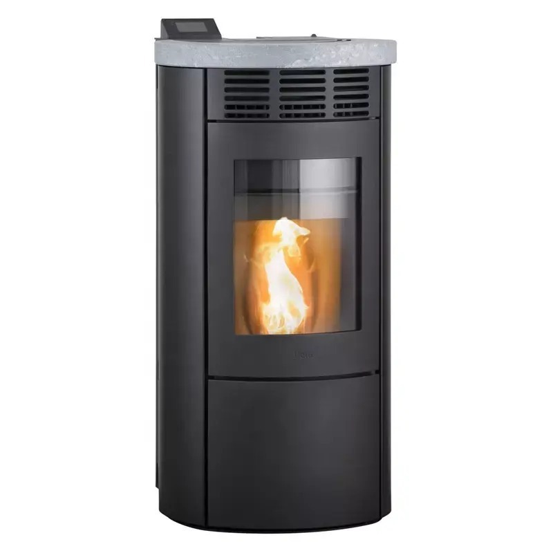 12KW High quality bend pellet stove with double doors wood burner low ash wood burning fireplaces stove At Affordable Prices