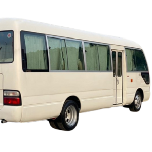 used bus toyota coaster 30 seats with Diesel engine leather seats good for school bus using cheap price