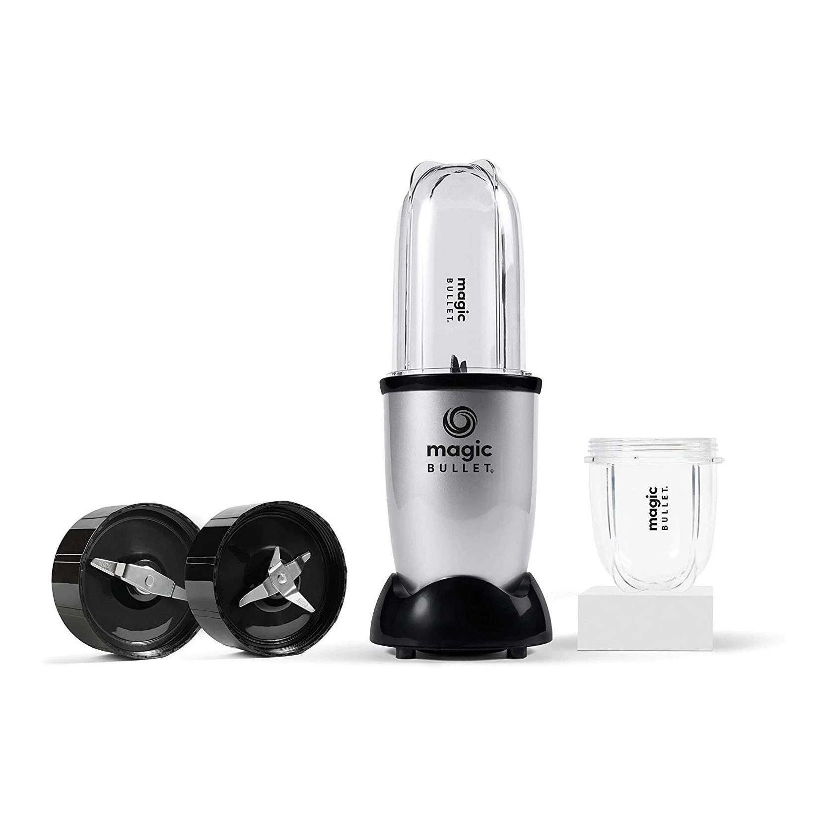 Magic Bullet Plastic Personal Blender, 3-Piece Set, Black,200 Watts