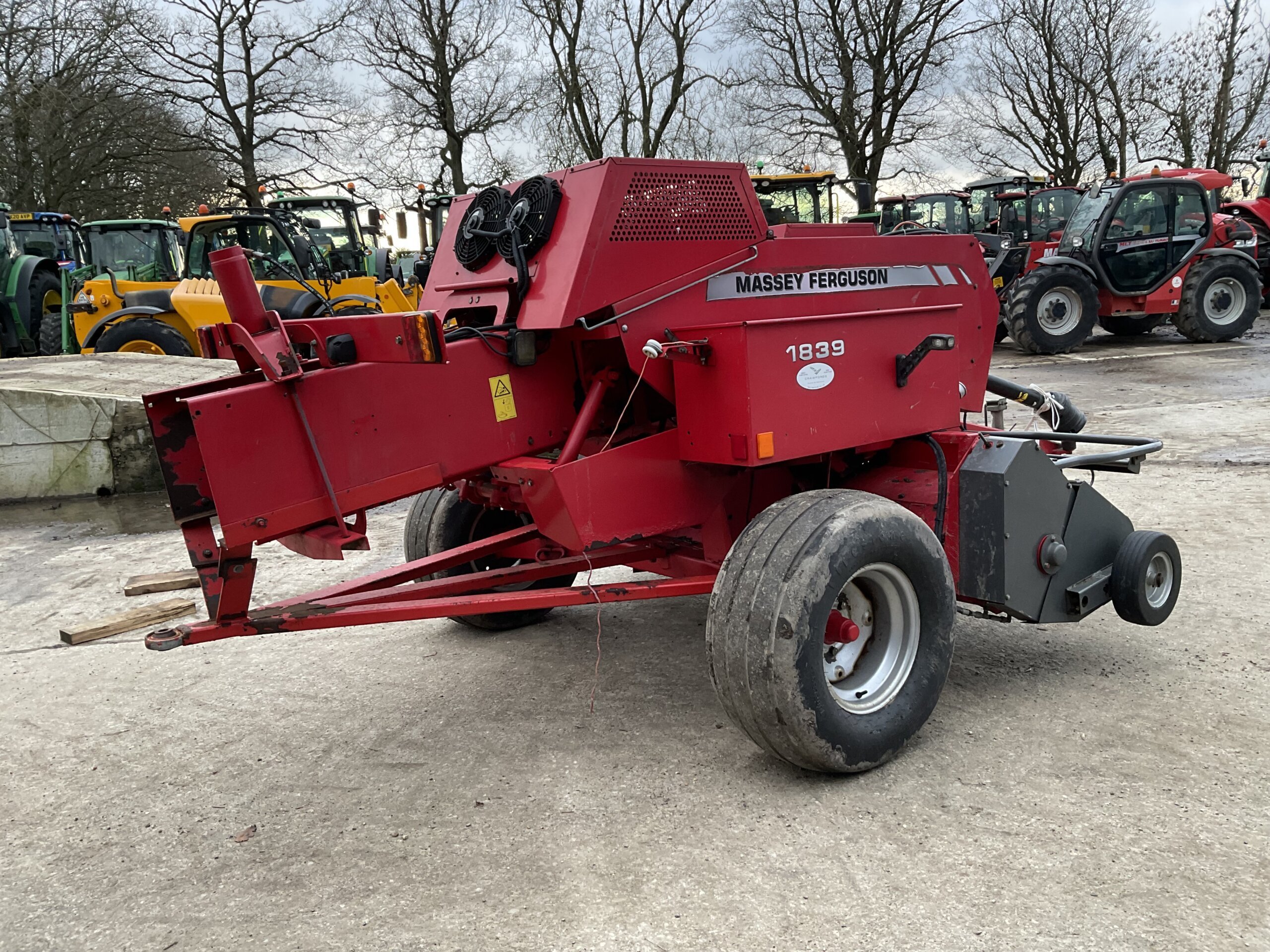 used baler Massey Ferguson 1839 agricultural machinery used farm mini packer made in Austria cheap balers