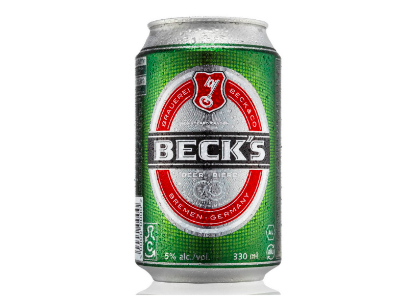 New BECKS BEER 5% Alcohol and Non Alcoholic 0.3% Beer Bottles 330ml