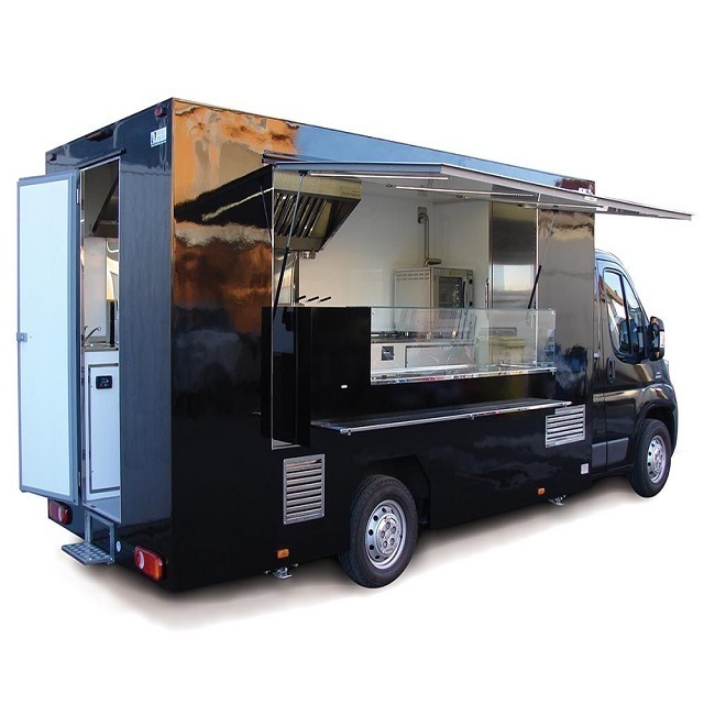 Food Carts Shop Mobile Trailers Food Trucks Mobile Food Trailer Pizza Dog Customized Hot Key Long Power Outdoor Packing Wheels