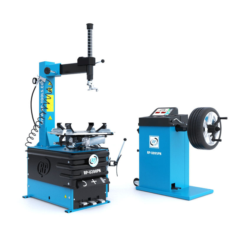 Automatic Manual Mobile Car and Truck Wheel Repair Tire Tyre Changers Machine and Balancer