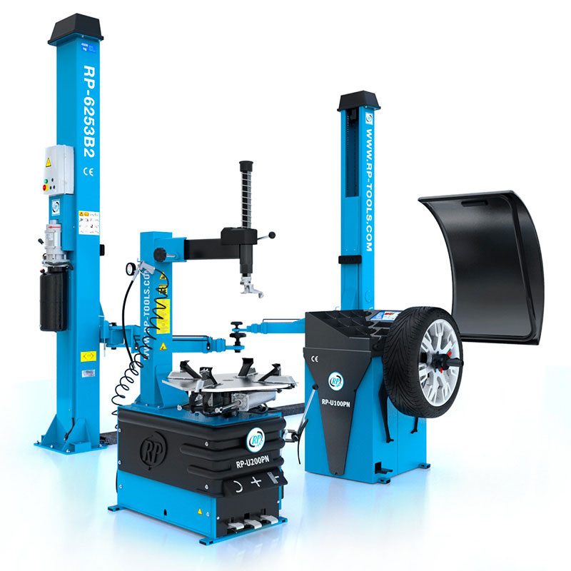 Automatic Manual Mobile Car and Truck Wheel Repair Tire Tyre Changers Machine and Balancer