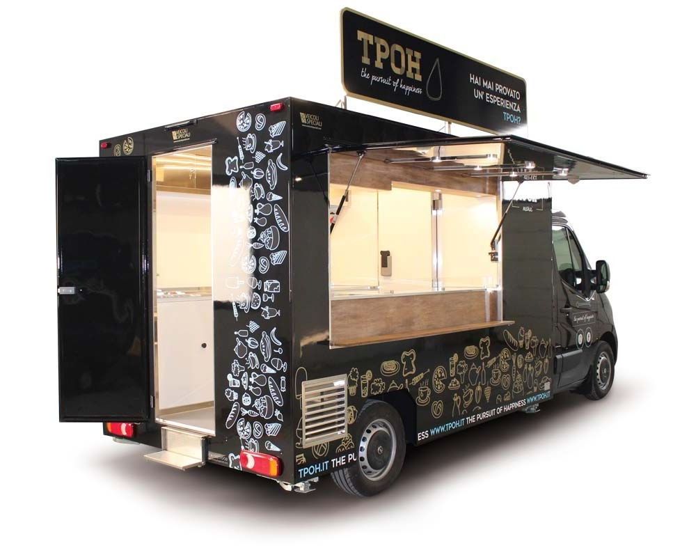 Fully Equipped Kitchen Street Food Vending Truck / Cart / Trailer For Sale