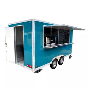 New Design Fully Equipped Kitchen Street Food Vending Truck / Cart / Trailer For Sale