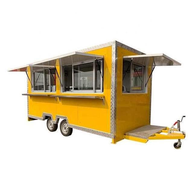 Mobile Hot dog Food Trucks Beverage Hot Dog Storage Kitchen Trailer Ice Cream Truck Mobile Food Cart For Sale