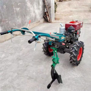 Farm mini 2wd wheeled walk-behind tractor 15HP 18HP 20HP two wheel diesel walking tractor for sale