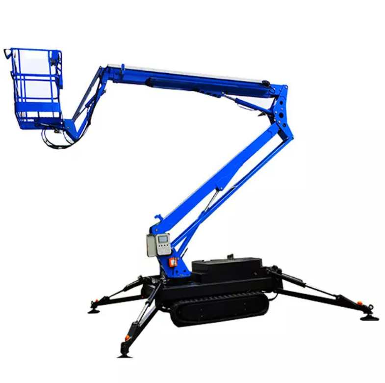 Towable man lift trailer spider boom lift cherry picker Austria