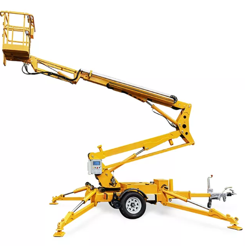 High Level Operation Cherry Picker Man Boom Lift For Orchard Picking Fruits And Vegetables