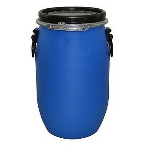 200 Liter plastic HDPE 55 gallon blue drum