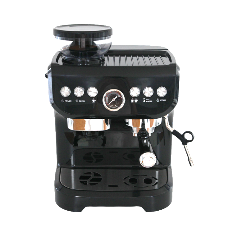 Espresso And Grinding Integrated Semi-automatic Commercial Coffee Machine 15Bar Pump Pressure