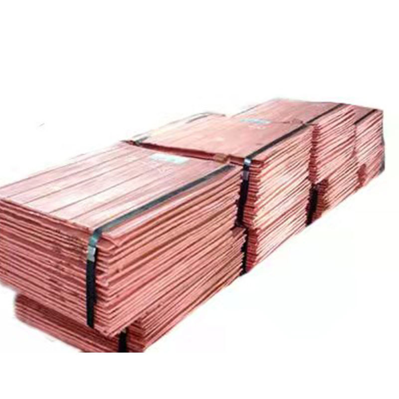 Top Grade Copper Cathodes Factory 99.99% RED Steel Good Quality Thickness Copper Cathodes Sheet