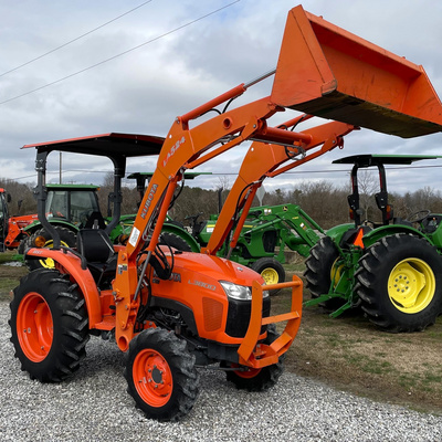 Japan second hand Kubota MX6000 tractor 4WD wheel used tractor Kubota L5460 with front loader