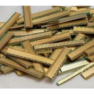 Cheap Trimmed Gold Ram Finger Scrap For Gold Recovery/Quality CPU gold fingers Ceramic CPU Scrap and Computer Ram Scrap