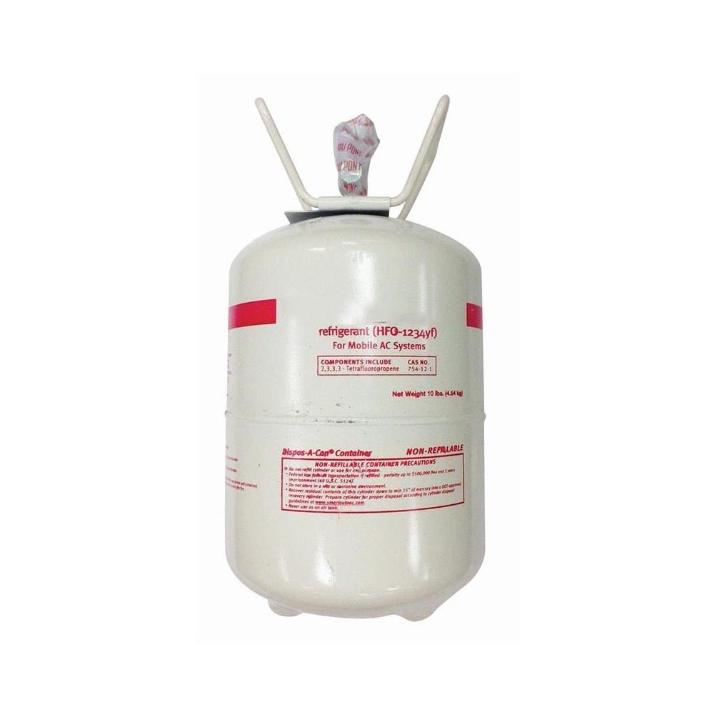 Refrigerant Gas Price R1234yf gas refrigerant Price For R1234yf 11.3kg disposable cylinder for air conditioning use