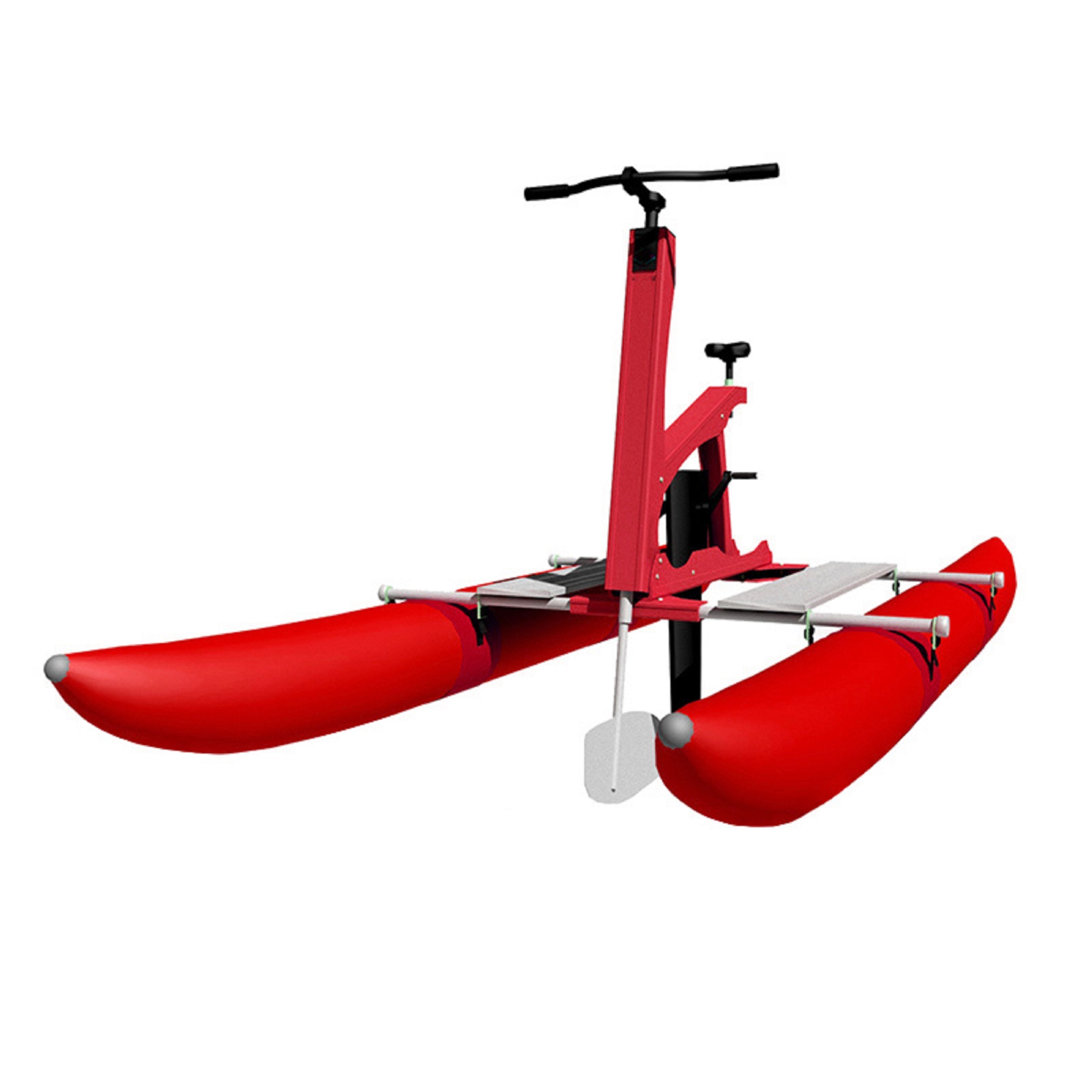 Popular Factory Adult Inflatable Pedal Water Exercise Cycle Bike Light Weight Inflatable Floating Pedalo Boats for Sale