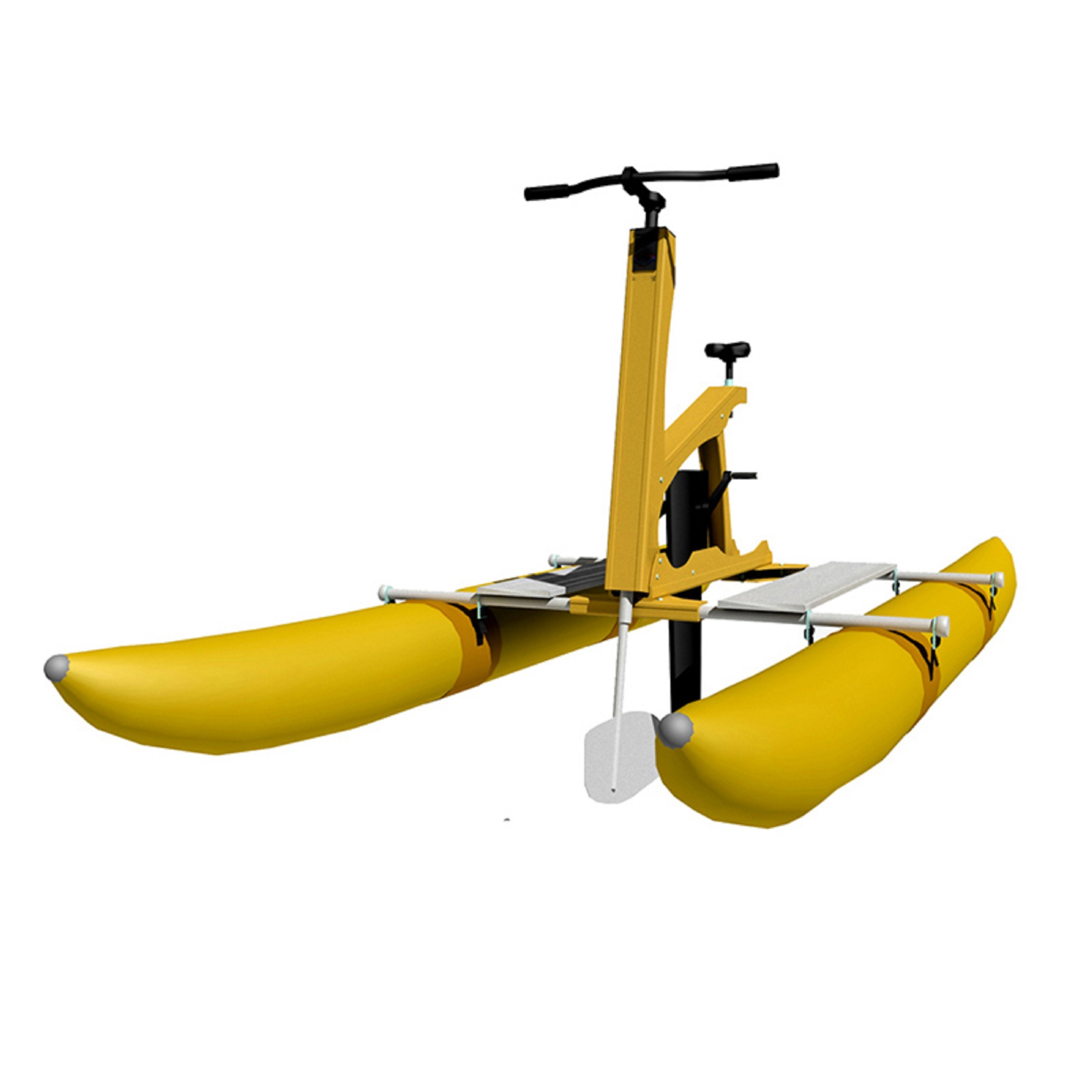 Water park pedal boat foldable antirust Aluminum Alloy Pedal Water Bike lake Pedal Bicycle