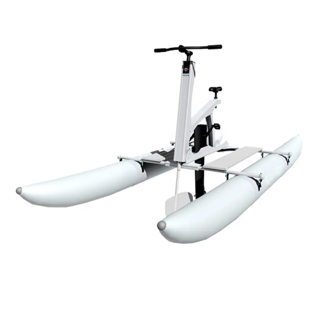 New Design Inflatable floating sea cycle water hydrofoil bike pedal boat for sale