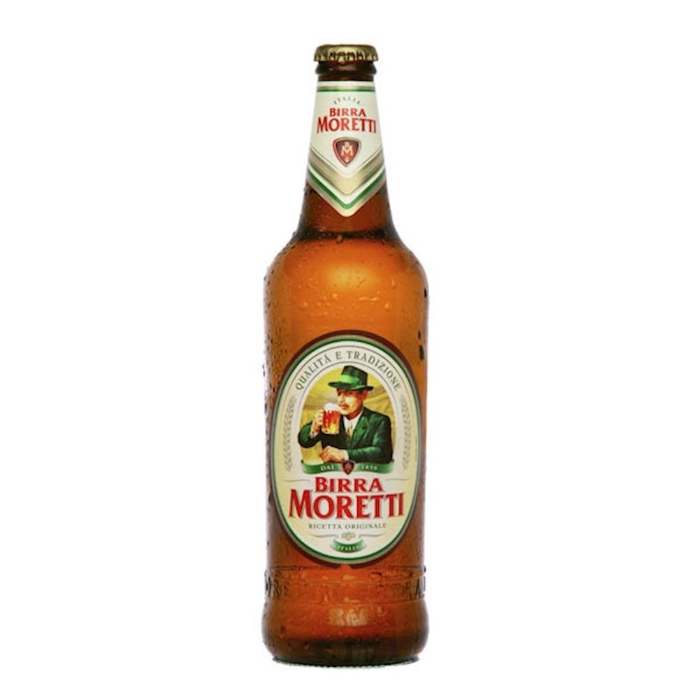 Lager Beer in bottle 66 cl Moretti italian beer - Made in Italy