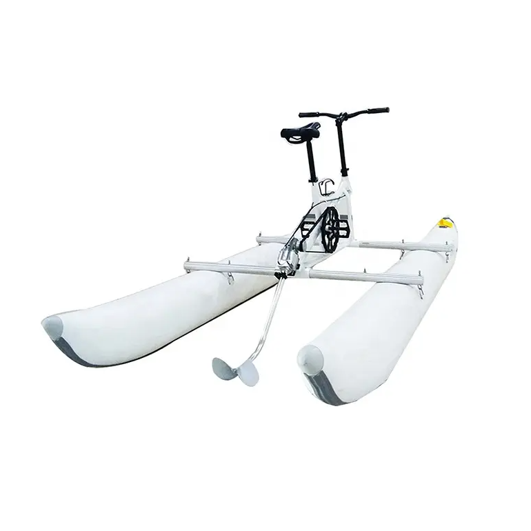 New Design Inflatable floating sea cycle water hydrofoil bike pedal boat for sale