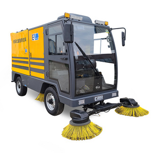 BY-T50 4x2 Road Sweeper Truck  Austria In Vacuum Road Sweeping Vehicle