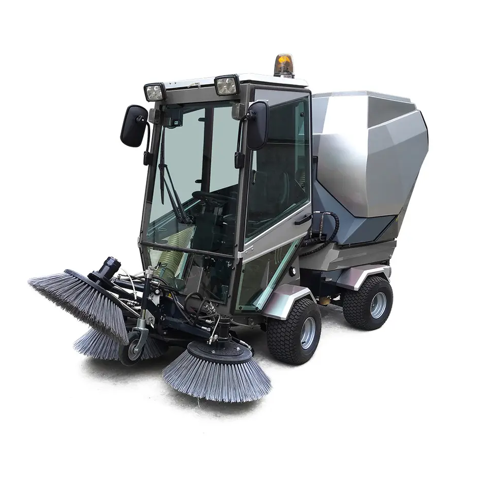 sweeping machine compact street sweeper runway road sweepers street sweepers