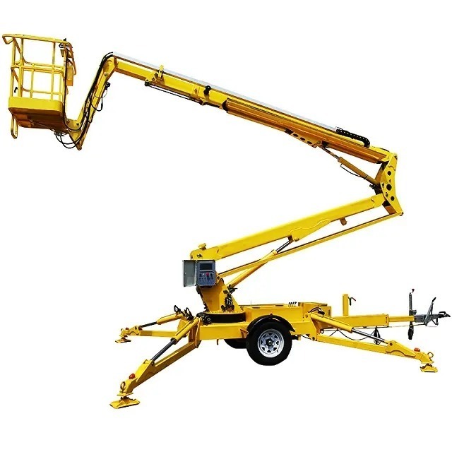 Austria 18m-48m diesel/electric cherry picker man lift telescopic platforms self-propelled telescopic boom lift for aerial wor