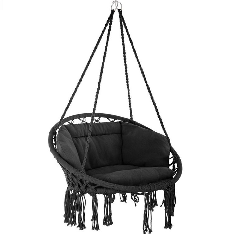 2023 Uland Leisure Hanging Basket Modern Hanging Swing Garden Single Swing Seat Chairs For Patio Garden Wicker Rattan Chair