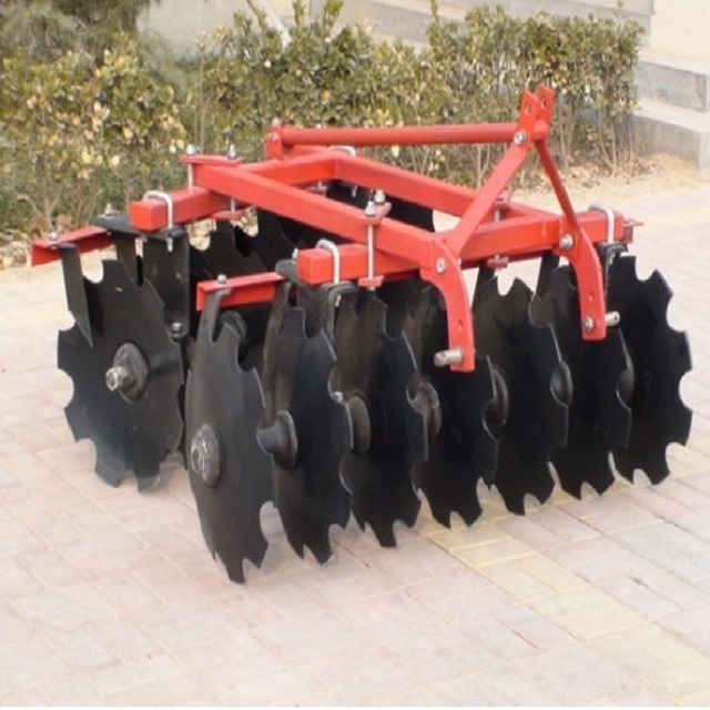 Wholesale Farm tractor 3 point offset disc harrow for sale 12 14 cultivator best price hand tractor 4ft disc plow Cheap Price