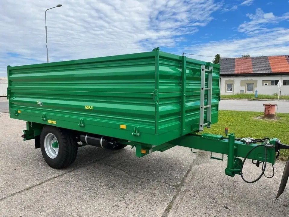 Affordable 4 Wheel 3-10 Ton Agriculture Farm Trailer For Sale  2 Wheel Hydraulic  Tractor Trailer Tow Behind Tractors