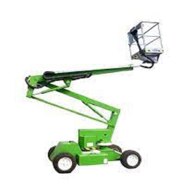 mini electric diesel 10~20m cherry picker towable trailer bucket lift with automatic basket levelling