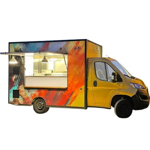 Mobile Food Trailer Street Mobile Food Cart In  Austria Electrical Mobile Food Truck on Sale Steel For Cheap Price