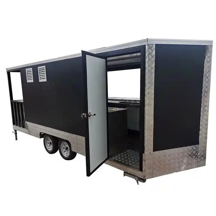 Mobile Food Trailer Street Mobile Food Cart In  Austria Electrical Mobile Food Truck on Sale Steel For Cheap Price