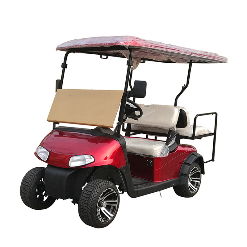 Golf Cart 2 4 6 8 Seats 4x4 Gasoline Off Road Club Car for Sale Gold Color Custom Free Design