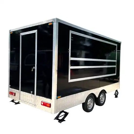 Custom small standard concession fast food trucks mobile food trailer All Colors Available And Ready To Be Sent Out