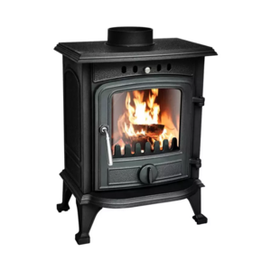 15KW wood pellet fireplace stove pellet burning stove small pellet and wood hybrid stove for office/home