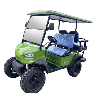 Hot Sale 2 Person Golf Cart Brand New Powerful 4 Wheel Club Car Golf Buggy Cart