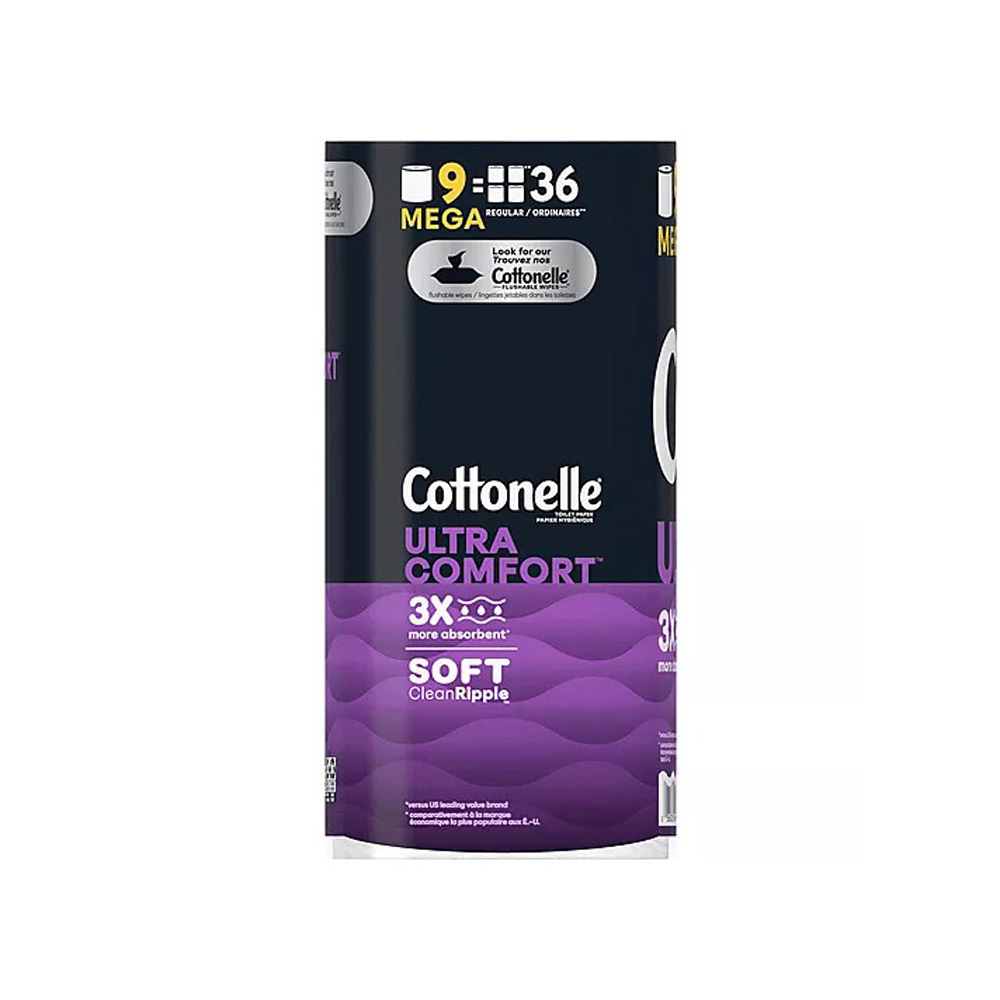 Latest Stock Arrival Cottonelle Ultra Comforts Toilet Paper with Cleaning Ripples Textures 24 Family Mega Rolls IN STOCK