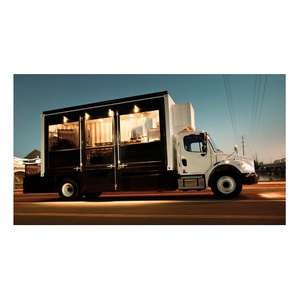 Mobile kitchen trailer vehicle restaurant on wheels food truck pizza usat vend popsicle food vending trucks