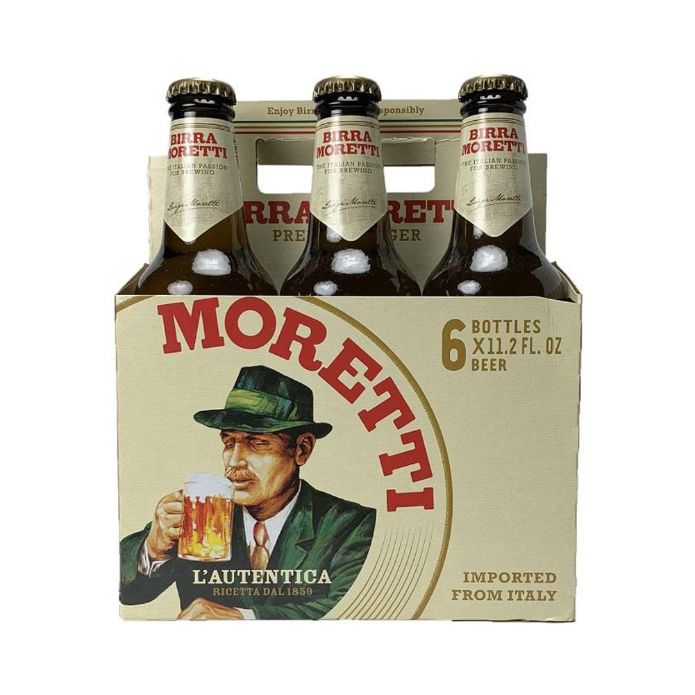 Birra Moretti italian Beer in bottle 66 cl Moretti beer wholesale - Made in Italy