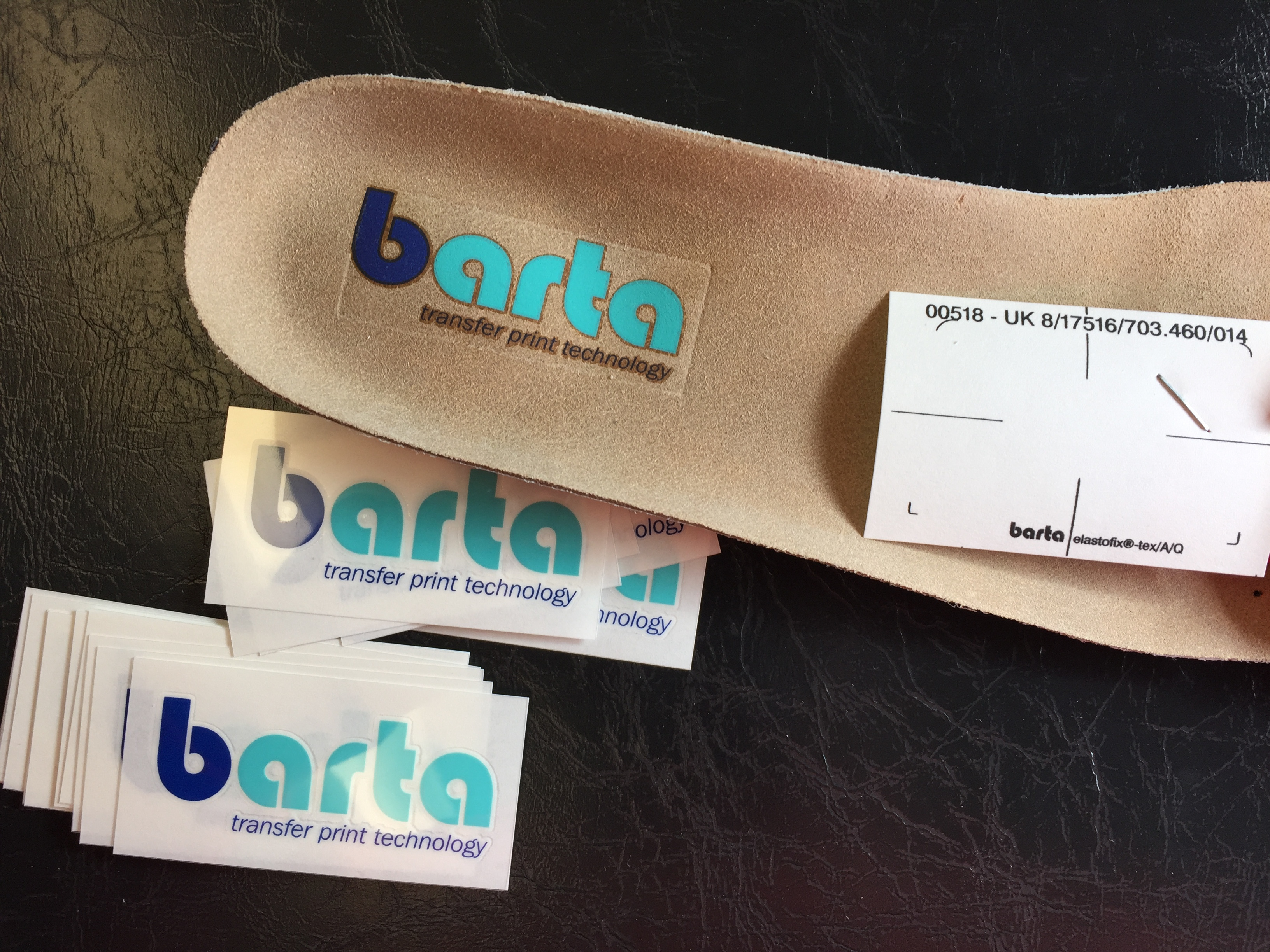 Austrian Factory Direct Customization Print Transfers On Healthcare Logo And Lettering Decorations On Shoe Insoles